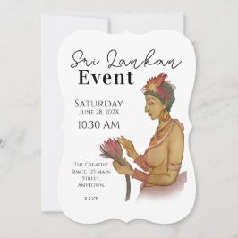 Convite Pinturas de Sigiri no Sri Lanka