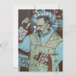 Convite Pio do Padre do santo