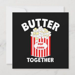 Convite Pipoca de Filme BUTTER Juntos