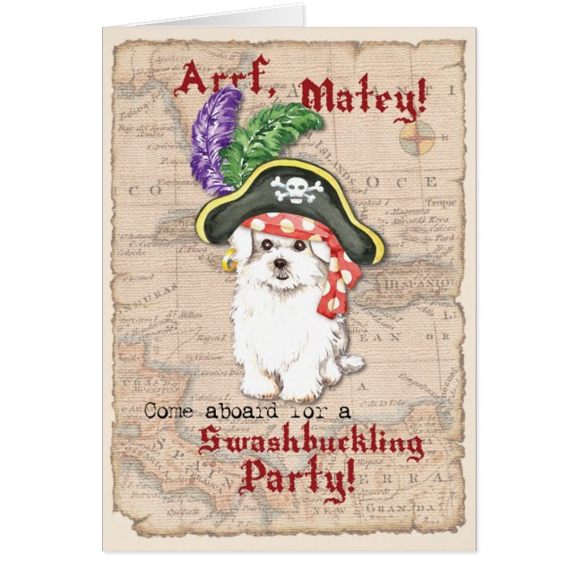 Convite Pirata Maltês (Frente)