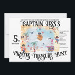 Convite Piratas Treasure Hunt Map Kids Boy Aniversário<br><div class="desc">Junte-se à Caça do tesouro da Aventura Pirates! Escolha este convite para o Aniversário do Pirates Treasure Map Kids Boy Birthday e crie uma divertida e memorável Aventura de Caça do Tesouro para o aniversário do seu pirata e sua gangue engraçada e fofa!</div>