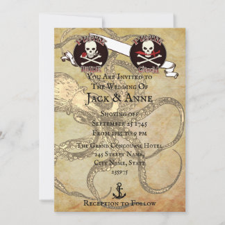 Convite Pirate Wedding