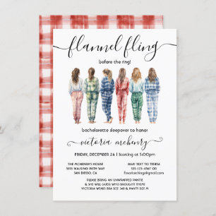 Convite Piscando antes da Festa de solteira do anel