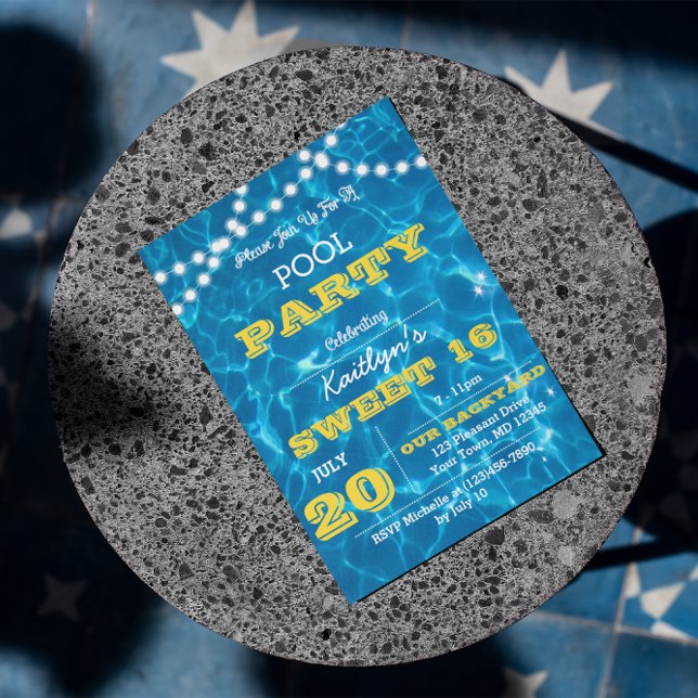 Convite Piscina acende Citrus, sempre convidando (Criador carregado)