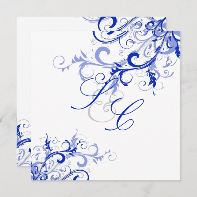 Convite Pista Real Azul PixDezines/Fundo Dinâmico (Frente/Verso)