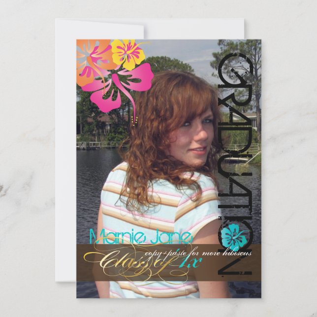 Convite Pistas PixDezines, Graduação 2011, Cor Personaliza (Frente)