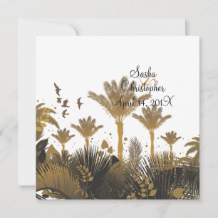 Convite PixDezine Palmeiras Vintage