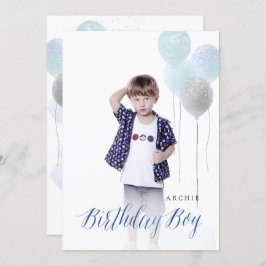 Convite PixDezine QUALQUER IDADE, Balões do Aniversário