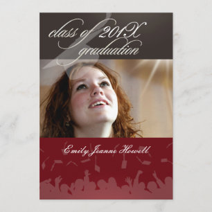 Convite PixDezines 2011 Graduação/Foto/Capelo e Beca