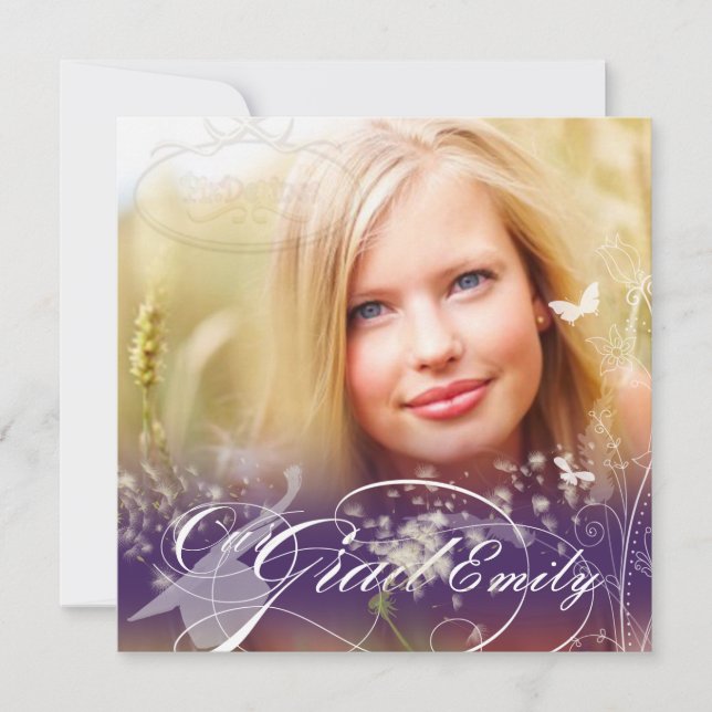 Convite PixDezines 2012 Formando os dentes de Foto+Diy (Frente)