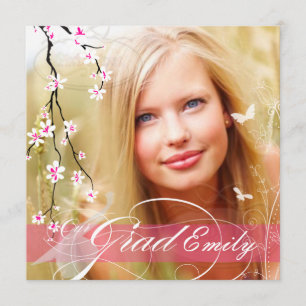 Convite PixDezines 2012 Graduação Foto + diy flores