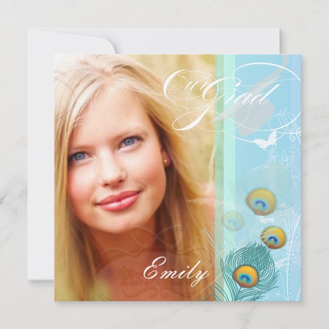 Convite PixDezines 2012 Graduação Foto+diy paciock (Frente)