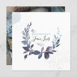 Convite PixDezines Aquarelle Faire-part de NaissanceGarçon