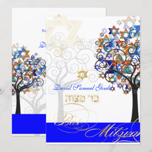 Convite PixDezines ÁRVORE DA VIDA BAR MITZVAH