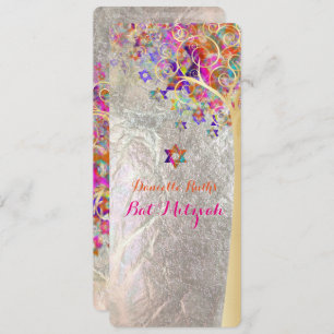 Convite PixDezines árvore da vida mitzvah/DIY