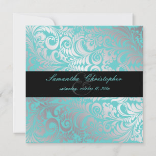 Convite PixDezines Bellissimo Vintage Damask