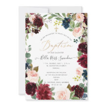 PixDezines Blush FlowersWatercolor Batismo