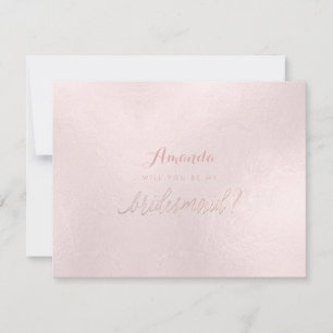 Convite PixDezines, Blush Iridescente Você Vai... Bridesm