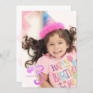 Convite PixDezines Borboletas Rosa Quente Aquarela