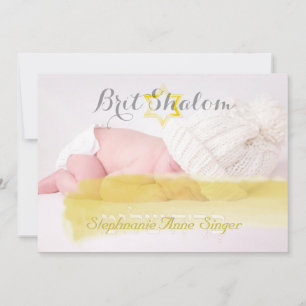 Convite PixDezines brit shalom/fotoframe+stars/cor digital