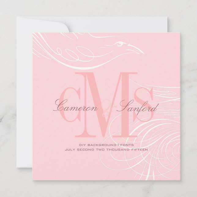 Convite PixDezines coloca cores de fundo de cauda/preto+fo (Frente)