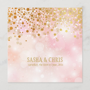 Convite PixDezines deslumbraram/poeira dourada/soa de inve