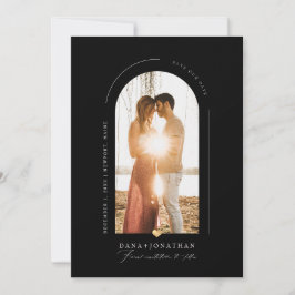 Convite PixDezines DIY color Arch Frame Salvar Data Convit