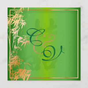 Convite PixDezines Dupla Felicidade, Casamento Chinês