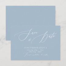 PixDezines Dusty Blue Moderno Script Salve o Dia