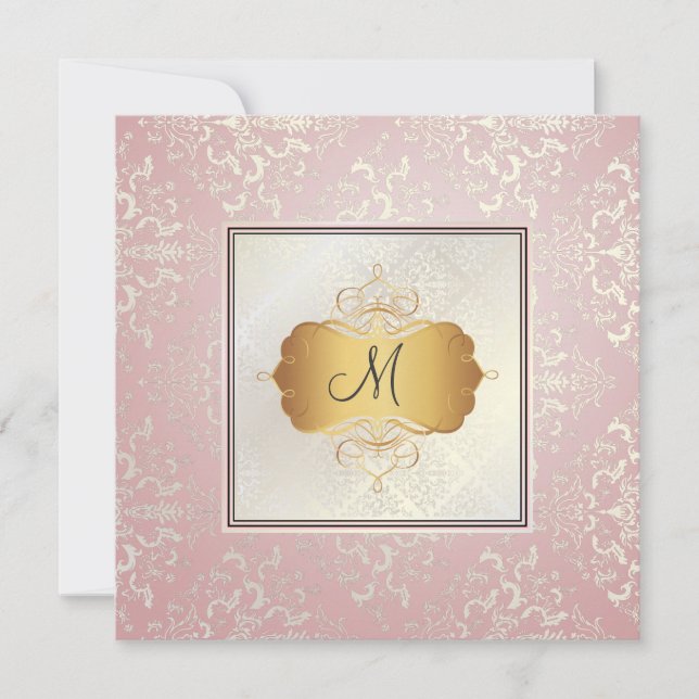 Convite PixDezines Étienne Damask (Frente)