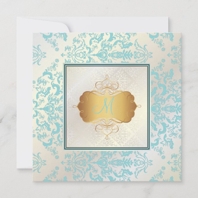 Convite PixDezines Étienne Damask (Frente)