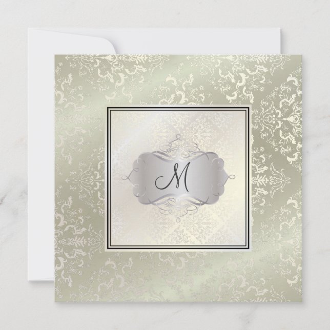 Convite PixDezines Étienne Damask (Frente)