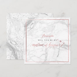 Convite PixDezines Faux Rosa Dourado Matão de Honra