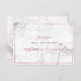 Convite PixDezines Faux Rosa Dourado Matão de Honra