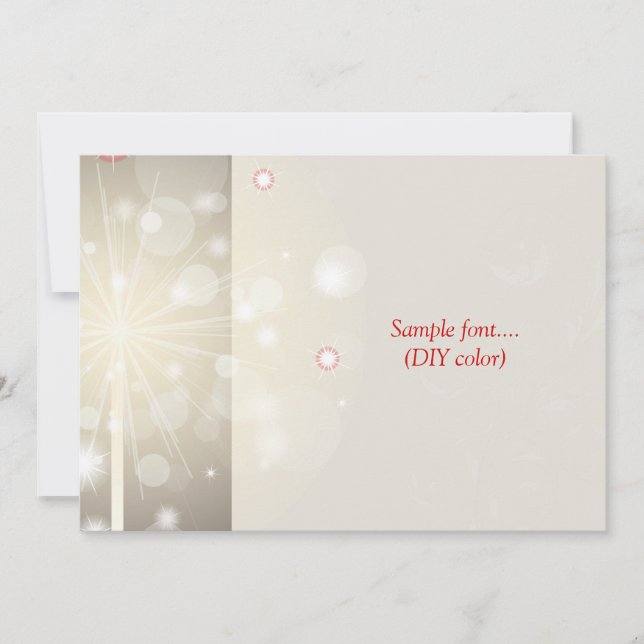 Convite PixDezines filigree espirais/cores DIY (Frente)