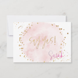 Convite PixDezines H2 Blush Pink Cotton Candy Mitzvah RSVP