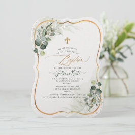 Convite PixDezines H2 Eucalyptus Baptism