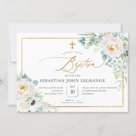 Convite PixDezines H2 Peonies Eucalyptus Baptism