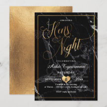 PixDezines Hens Noite Falso Script Dourado+Marble