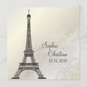 Convite PixDezines la tour eiffel/paris