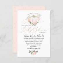 PixDezines Lil Blush Pumpkin Chá de fraldas