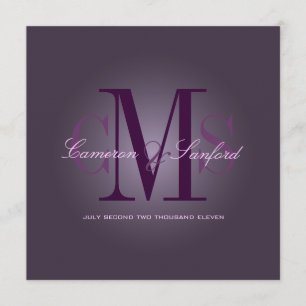 Convite PixDezines Moderno + sofisticado/plum