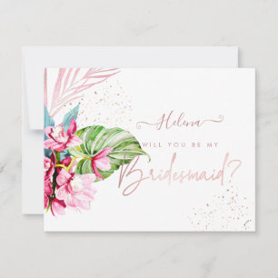 Convite PixDezines Orchid Isle Vai... Bridesmaid