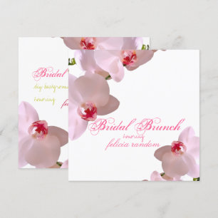 Convite PixDezines Orquídeas/phalaenopsis/fundo de DIY
