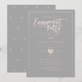 Convite PixDezines Rosa Blush + DIY Cor/Festa de Engajamen