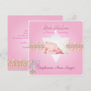 Convite PixDezines shalom/fotoframe+stars