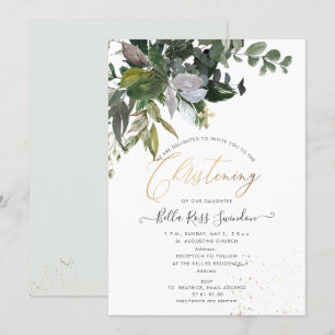 Convite PixDezines Watercolor Greenery