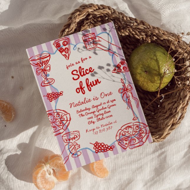 Convite Pizza 1rua E Pedra Escrita De Noite Divertido (Criador carregado)