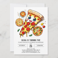 Pizza de Foodie Simples Aniversário