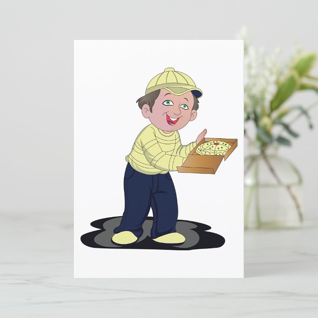 Convite Pizza Delivery Boy (Criador carregado)